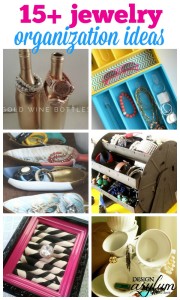 Ideas for storing your jewelry for any budget and any style! 15+ Jewelry Organization Ideas