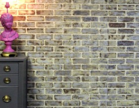 DIY:  Making faux brick walls look old