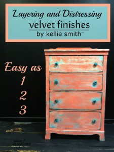 Think cool furniture painting techniques are hard? Not with Velvet Finishes. This must be the easiest paint in the world to use!