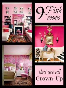 Think pink rooms are just for little girls? Think again and check out these 9 pink rooms that are all grown up.