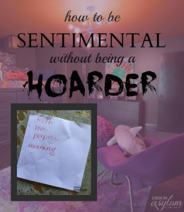 How to be sentimental without being a hoarder! Keep pieces you can put to work | Design Asylum Blog