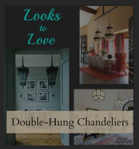 Double hung chandeliers create a major impact in a room. Check out a few of my favorite looks. | Design Asylum Blog