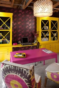 I know you guys have figured out that I love color. Let these colorful, beautiful rooms brighten your day!