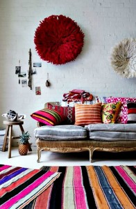 I know you guys have figured out that I love color. Let these colorful, beautiful rooms brighten your day!