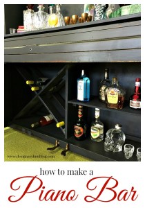 Check out this amazing transformation! A piano into a bar!