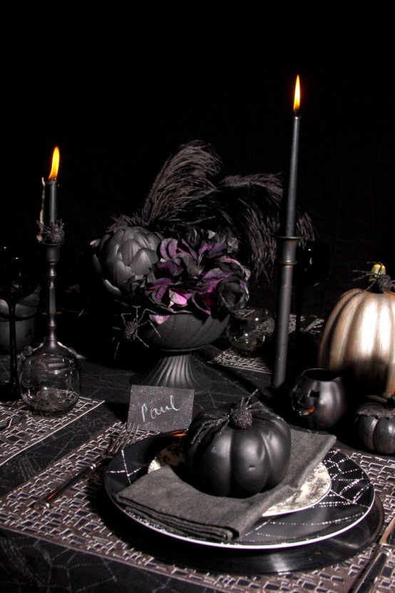 13 Spooky Halloween Table Settings - Design Asylum Blog | by Kellie Smith