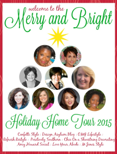 Come along with me and tour the Merry and Bright Christmas Home Tour! Nine bloggers, nine fabulous inspirations!