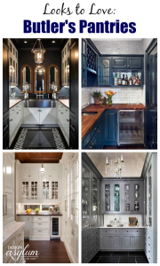 Anyone who entertains regularly will enjoy the convenience of butler's pantries. Let's take a look at these Looks to Love: Inspiring Butler's Pantries via Design Asylum Blog.