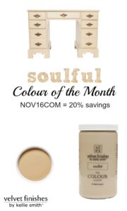 Paint it Soulful with Velvet Finishes Colour of the Month. Receive 20% savings at checkout. Soulful paint it and color in design inspirations here.