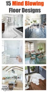 Here are 15 Mind Blowing Floor Designs that are sure to inspire! Put the drama on the floor with these unique floor inspirations!