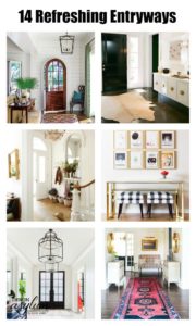 Welcome the new year with a new entryway! Need some inspiration? Here are 14 Refreshing Entryway Inspirations from Design Asylum Blog - #entryways