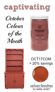 The Velvet Finishes October Colour of the Month is Captivating - a rust orange shade. See rust orange furniture and design inspirations. OCT17COM = 20% off!