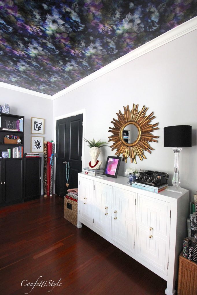 How to Hang Wallpaper on a Ceiling Design Asylum Blog by Kellie Smith