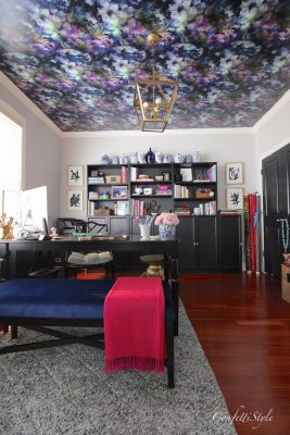 How to Hang Wallpaper on a Ceiling - Design Asylum Blog | by Kellie Smith